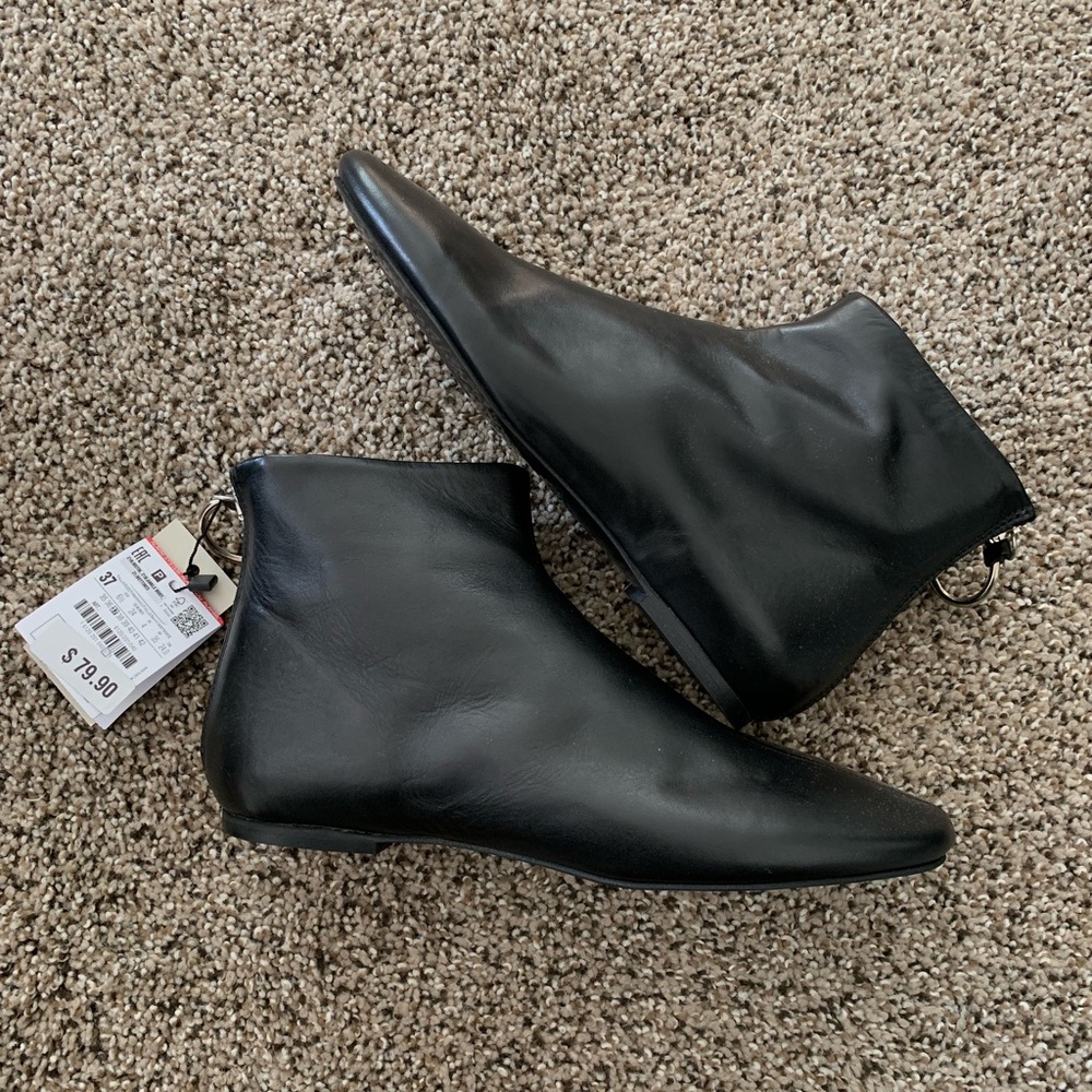 Zara Basic Collection leather boots